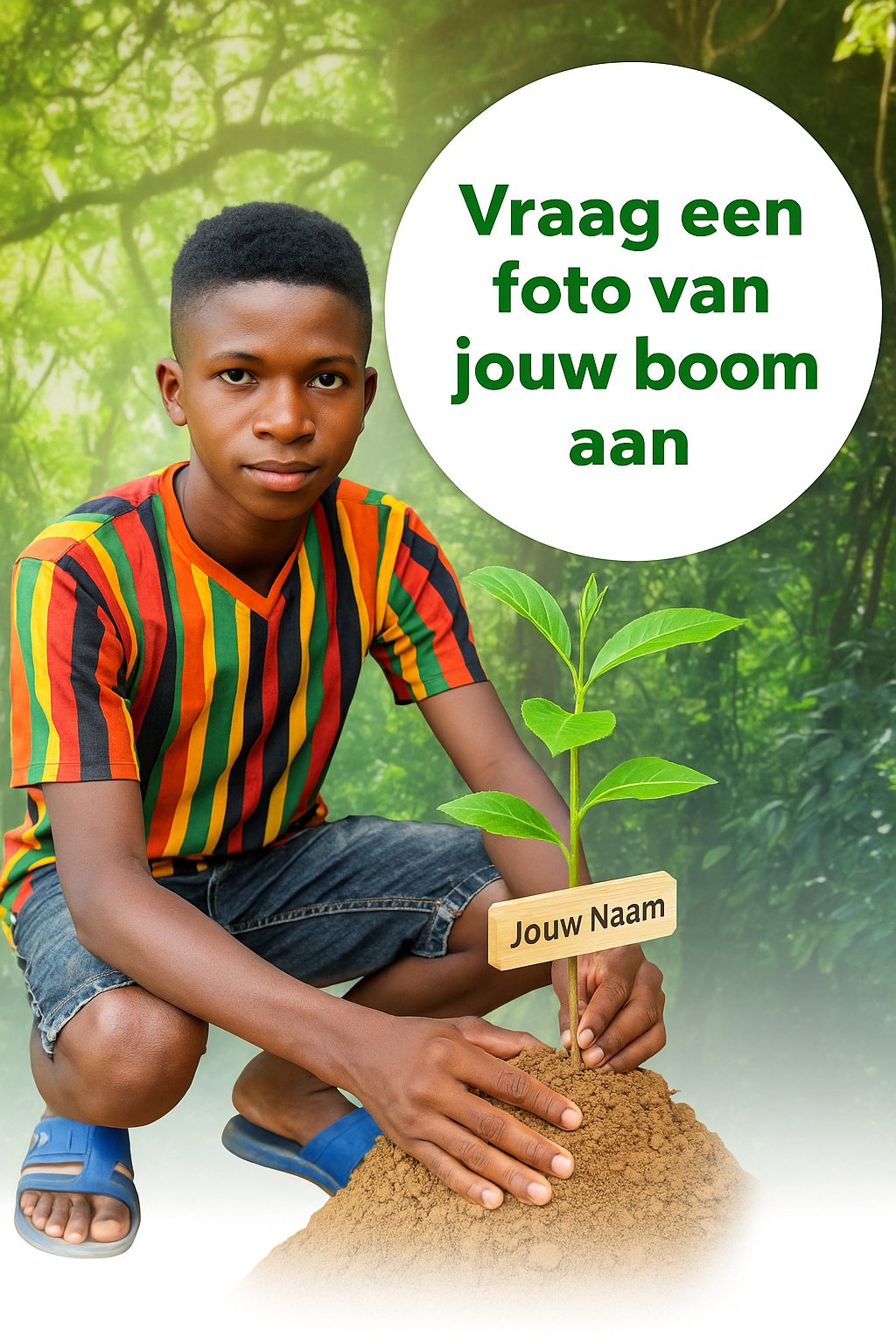 Met spoed een boomfoto